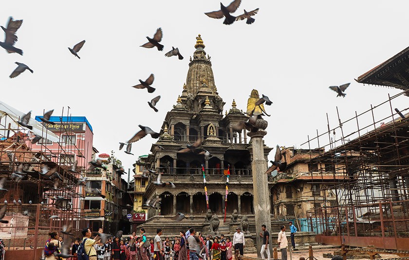 कृष्ण जन्माष्टमीको दिन पाटनको कृष्ण मन्दिर बन्द हुने