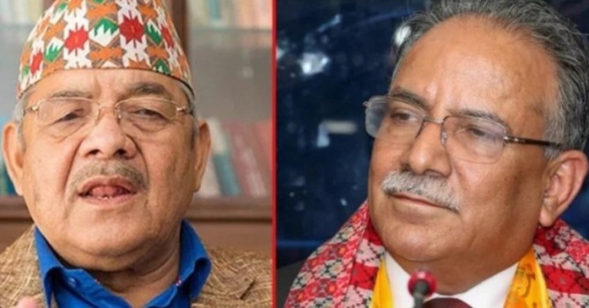खुमलटारमा प्रचण्ड र बामदेवबीच भेटवार्ता