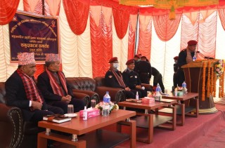प्रहरी प्रभाग बालकुमारीको नवनिर्मित कार्यालय भवन आज उद्‍घाटन