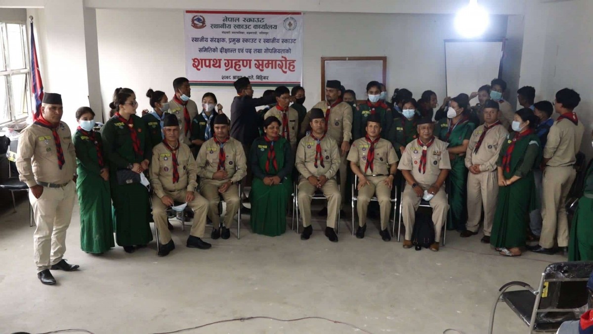 ललितपुरको गोदावरी बन्यो स्काउट दिक्षान्त गर्ने पहिलो स्थानीय तह
