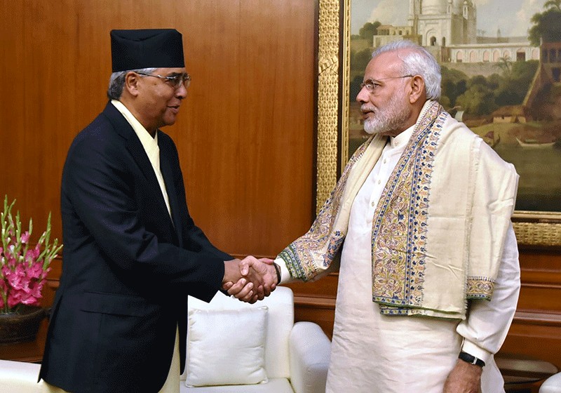 देउवा र भारतीय प्रधानमन्त्री मोदीबिच भेट हुँदै, भेट्ने स्थान तय