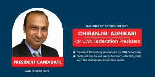 नेपाल बन्छ, जब नेपालमा बनाइन्छ, चिरञ्जीवि अधिकारी, क्यान अध्यक्षका प्रत्यासी