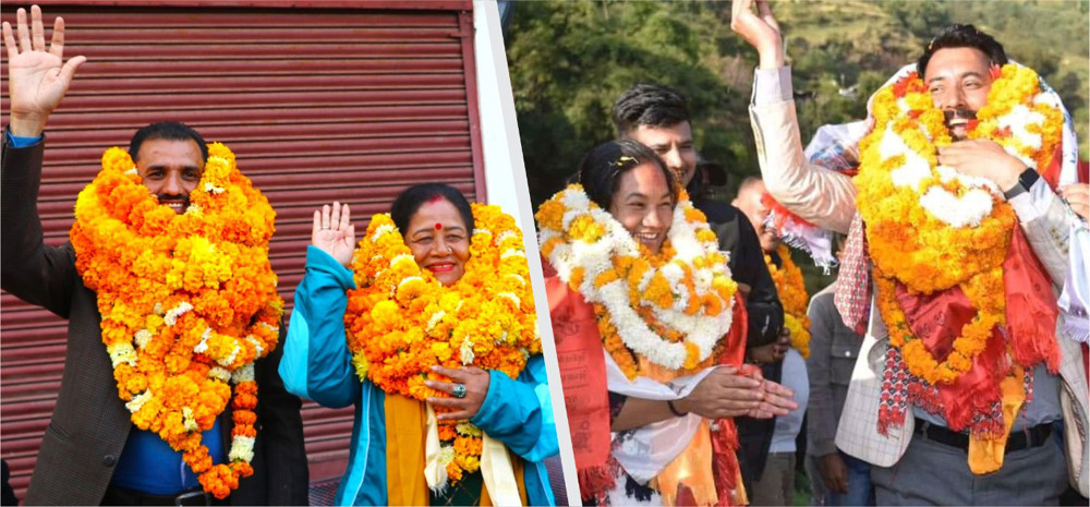 मतदाता भेटघाटमा गठबन्धनका उम्मेदवारः गाउँ बस्तिमा भव्य स्वागत, सत्कार र शुभकामना