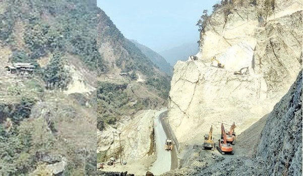 नारायणगढ-मुग्लिन सडकको पहाड काट्न कात्तिकपछि मात्र विस्फोट