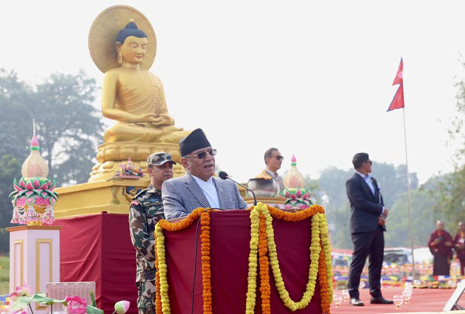 अहिले विश्वलाई शान्तिको अझ बढी आवश्यकता परेको छ : प्रधानमन्त्री प्रचण्ड