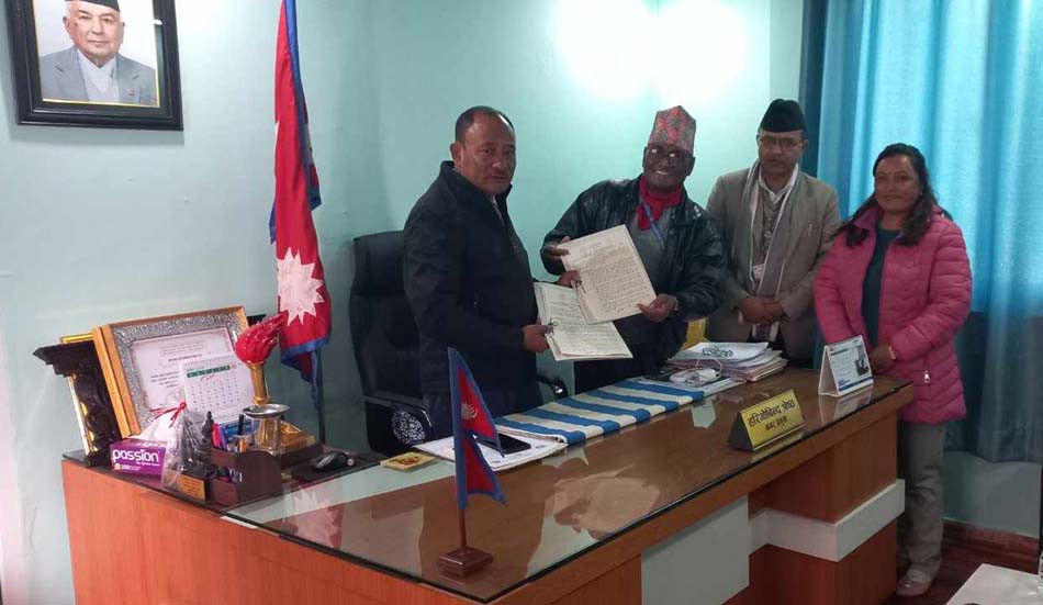 ललितपुरको महालक्ष्मी नगरपालिका र भूमि आयोगबीच सम्झौता