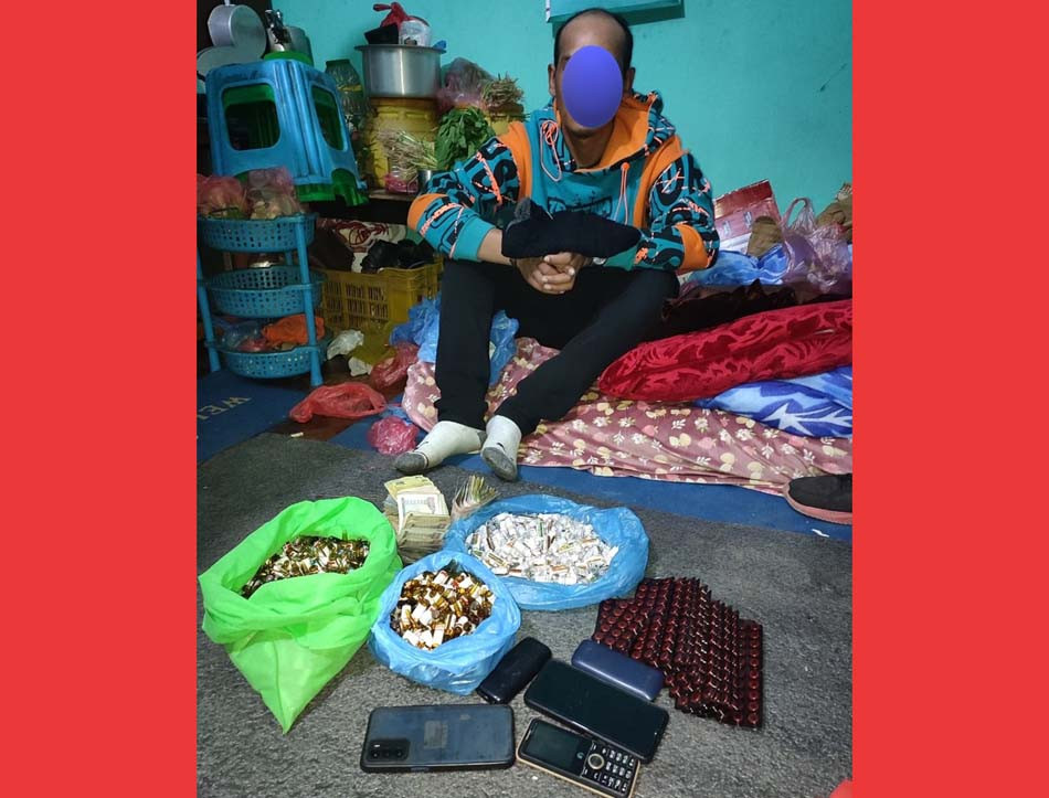 ललितपुरको सातदोबाटोबाट लागु औषधसहित तामाङ पक्राउ