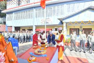 बडादशैँ २०८३ को अवसरमा सशस्त्र प्रहरी बल, नेपालको निशान, मौलो तथा कोत पूजा सम्पन्न